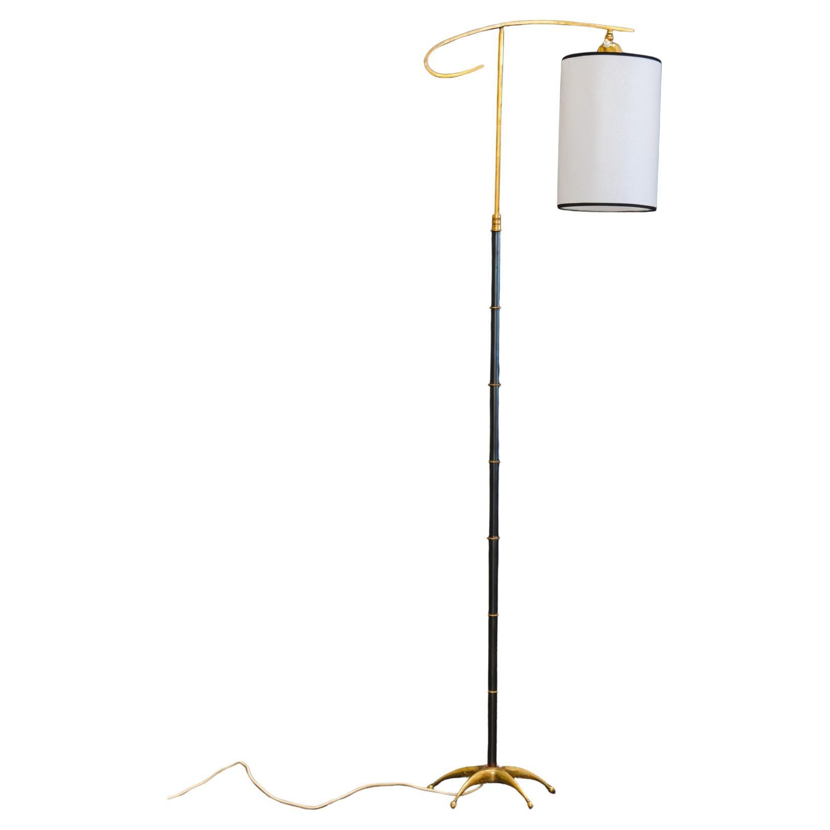 Vintage French Adjustable Floor Lamp