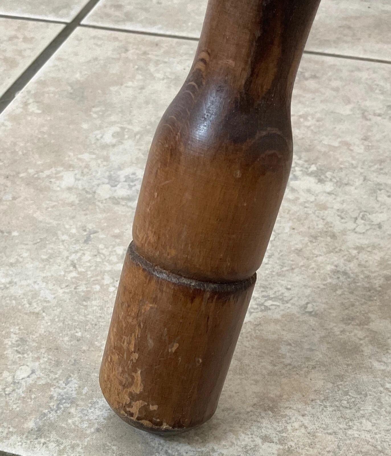 Taburete trípode ajustable francés vintage, c. 1940 - 2Y586 en venta 1