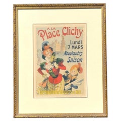 Französischer Werbedruck im Vintage-Stil