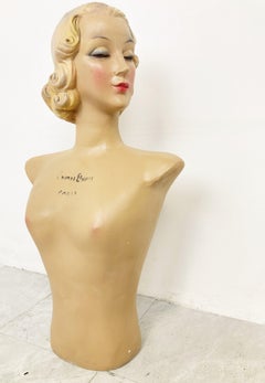 Vintage French Advertising Statue, 1960s