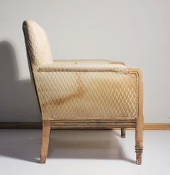 Vintage Paul Frankl Skyscraper Deskey Nessen Style Deco Club Chair