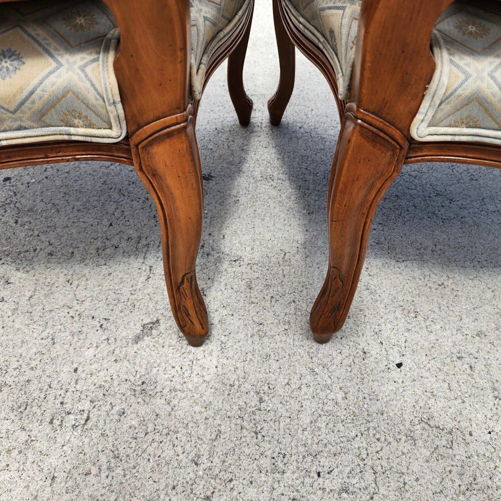 Vintage French Armchairs Louis XV For Sale 8