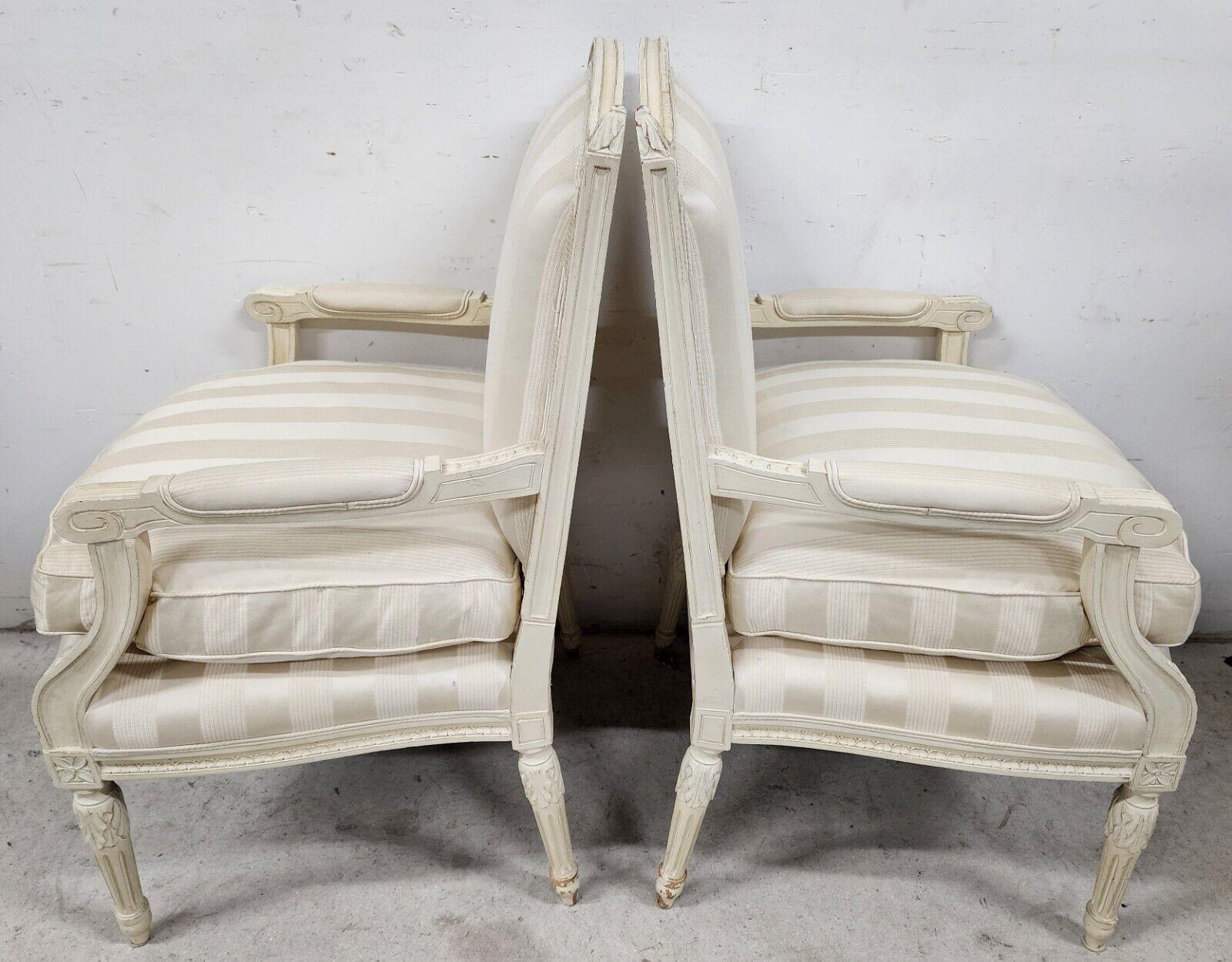 French Provincial Vintage French Armchairs Shabby Chic