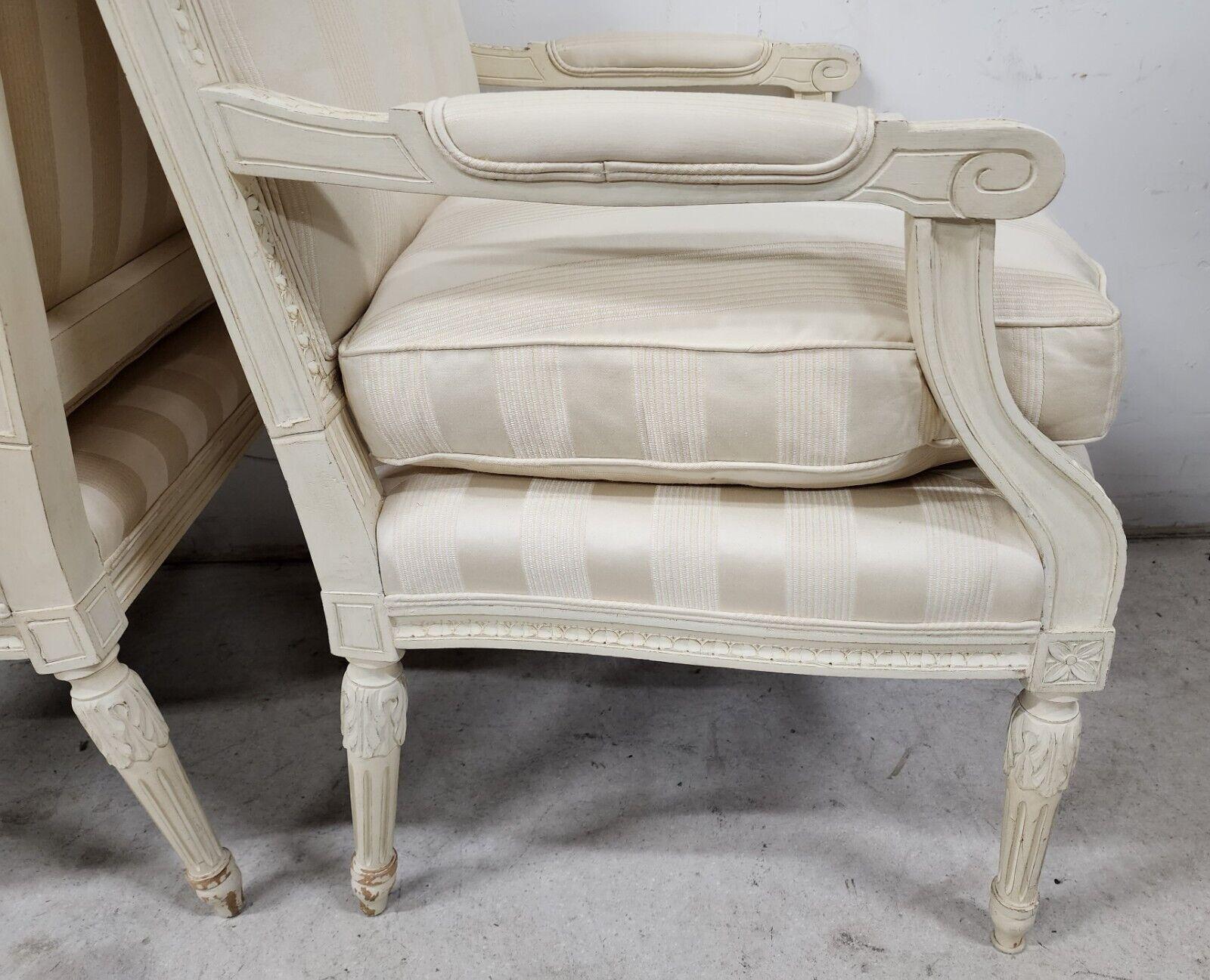 Vintage French Armchairs Shabby Chic 2