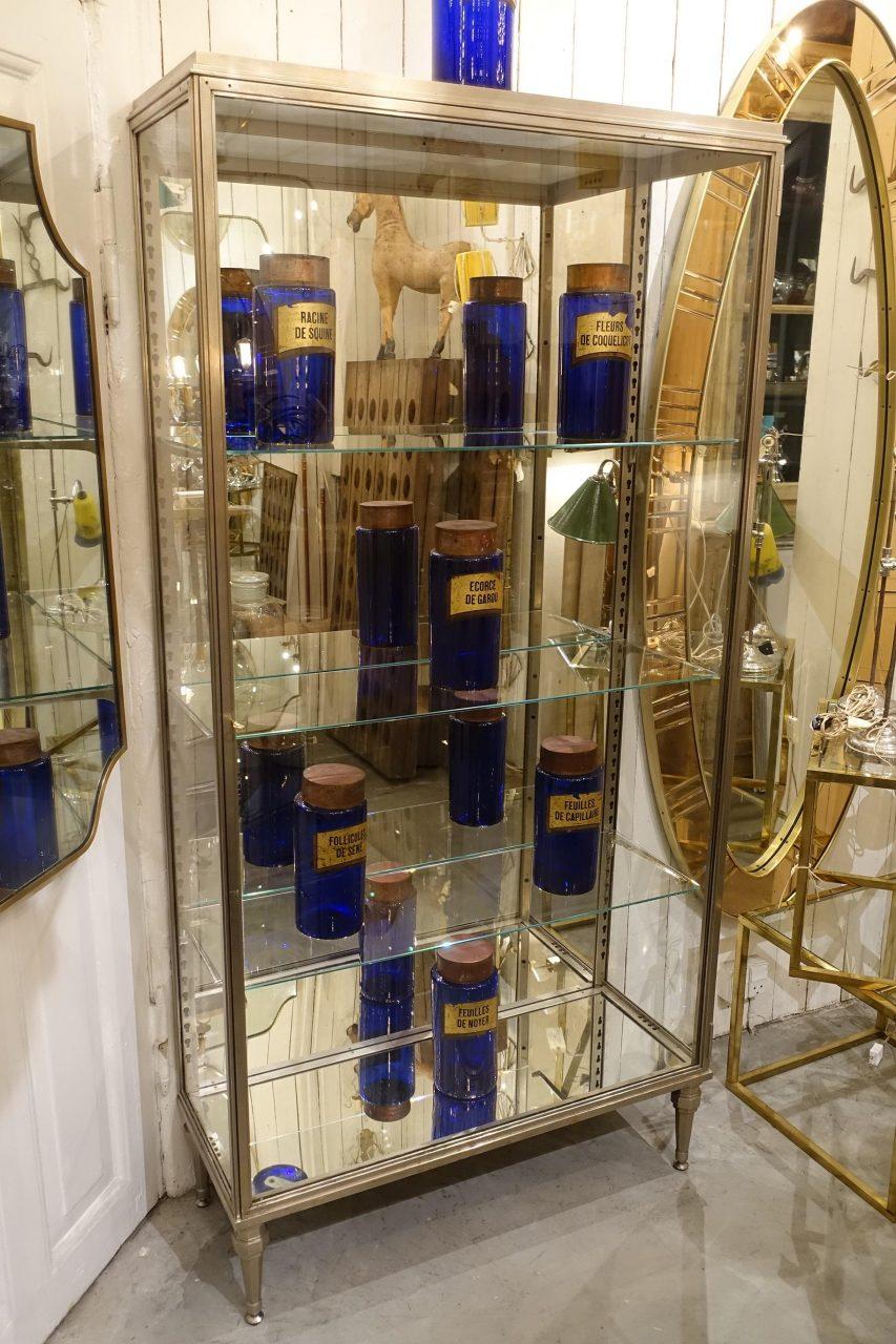 Vintage French Art Deco Display Cabinet, 1930s France Siegel 8