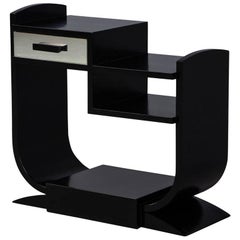 Vintage French Art Deco End Table Console, 1940s