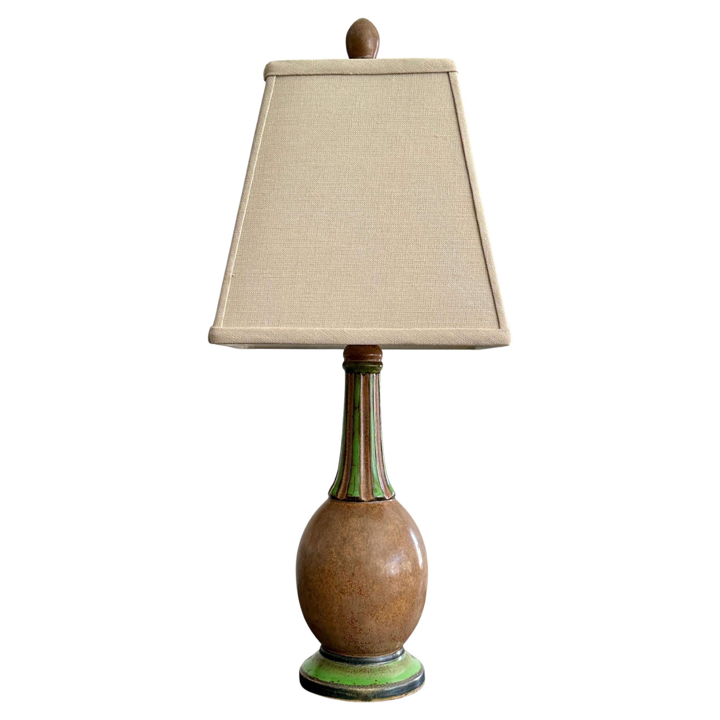 Vintage French Art Deco Lamp Made By Louis Lourioux For Sale