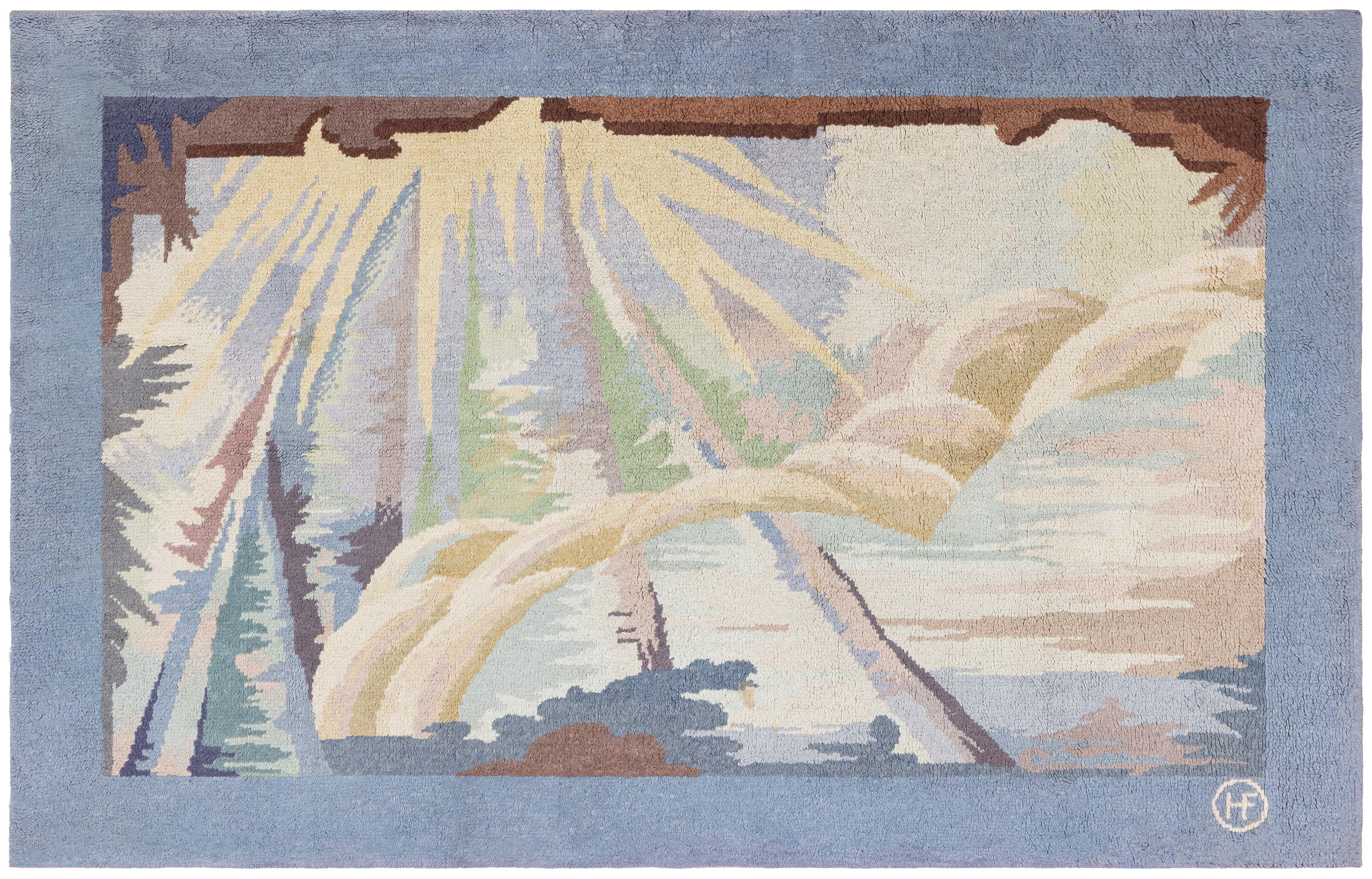 Vintage French Art Deco Rug Doris Leslie Blau