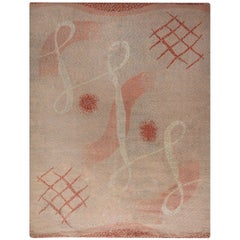 One-of-a-kind Vintage French Art Deco Rug