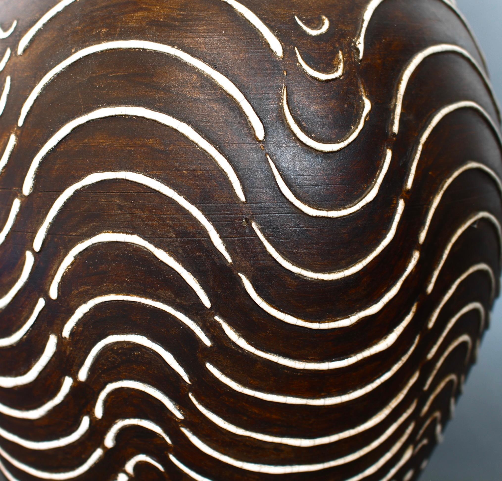 Französische Vase im Art-déco-Stil (ca. 1930er-1950er Jahre) im Angebot 9