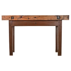 Vintage French Artisan Workbench