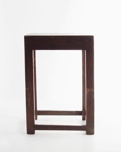 Vintage French Artisans Stand, Elm, circa 1950