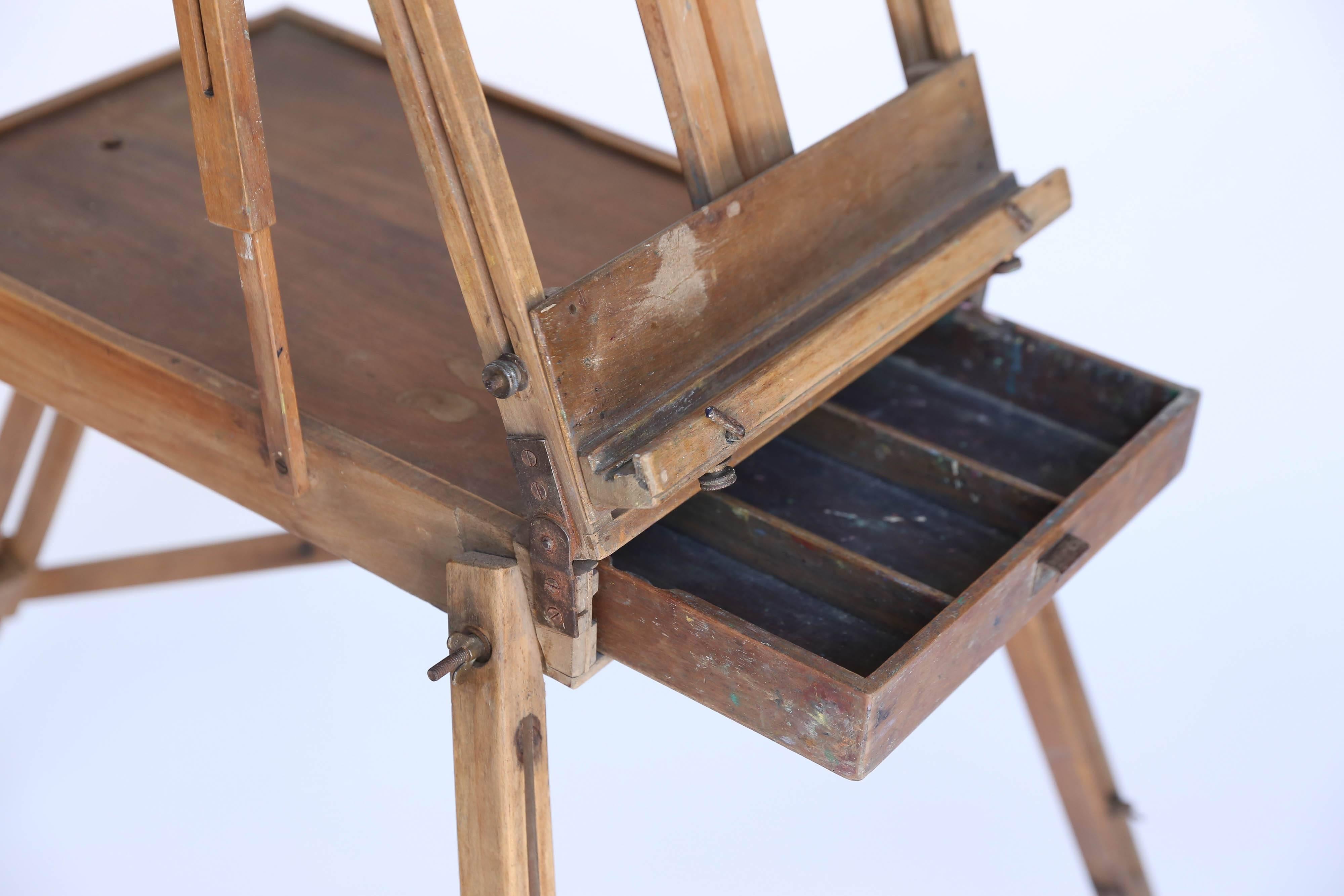 Vintage French Artist Easel 2