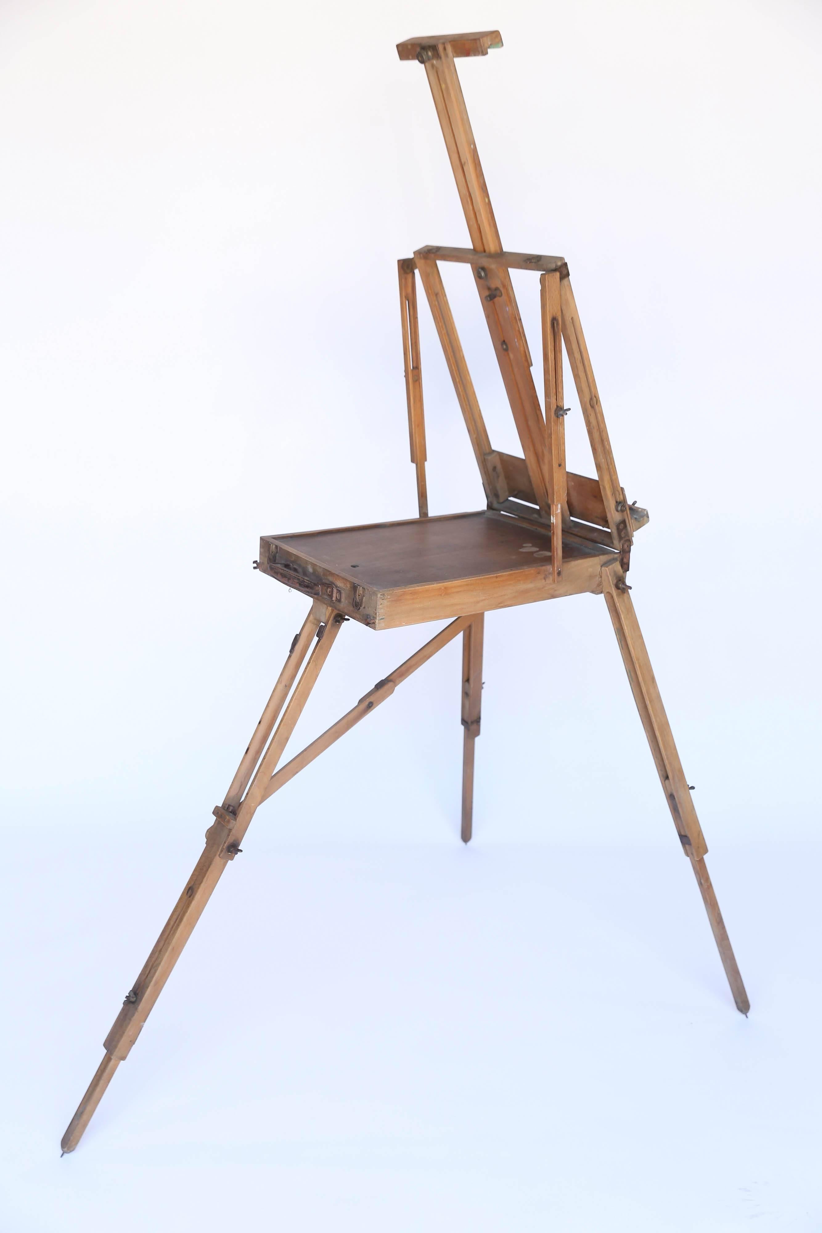 Vintage French Artist Easel 4
