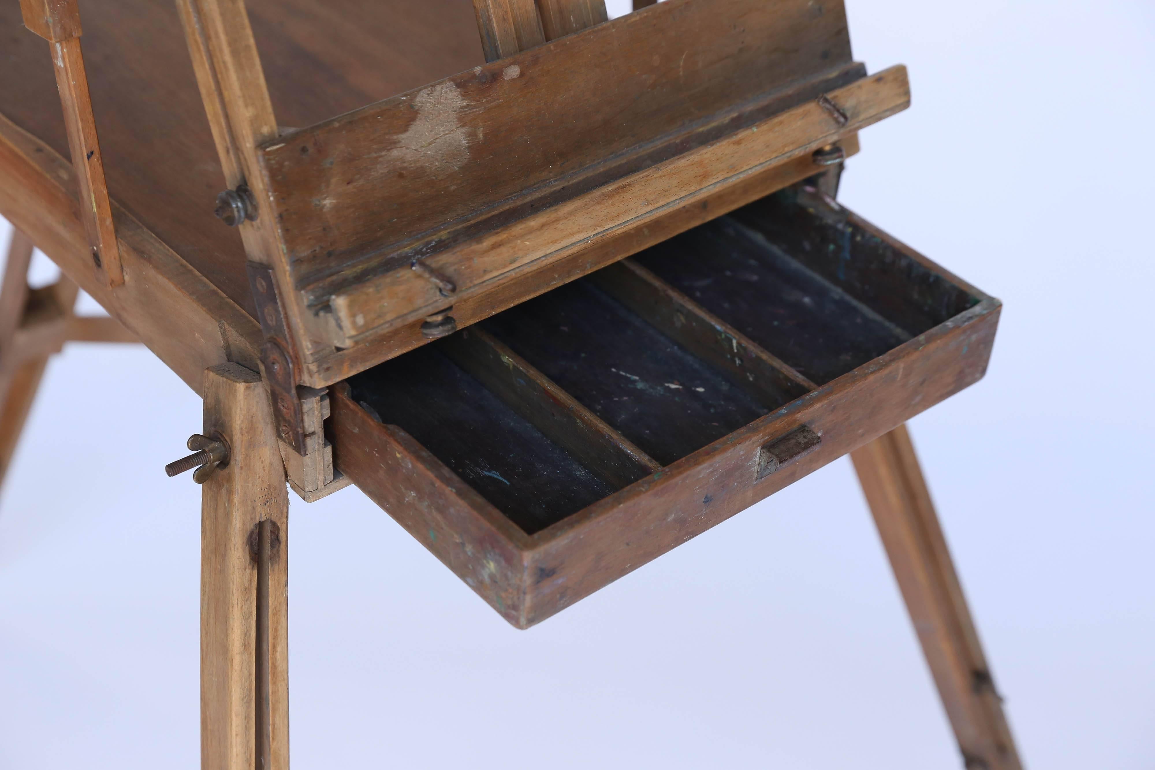 vintage french easel