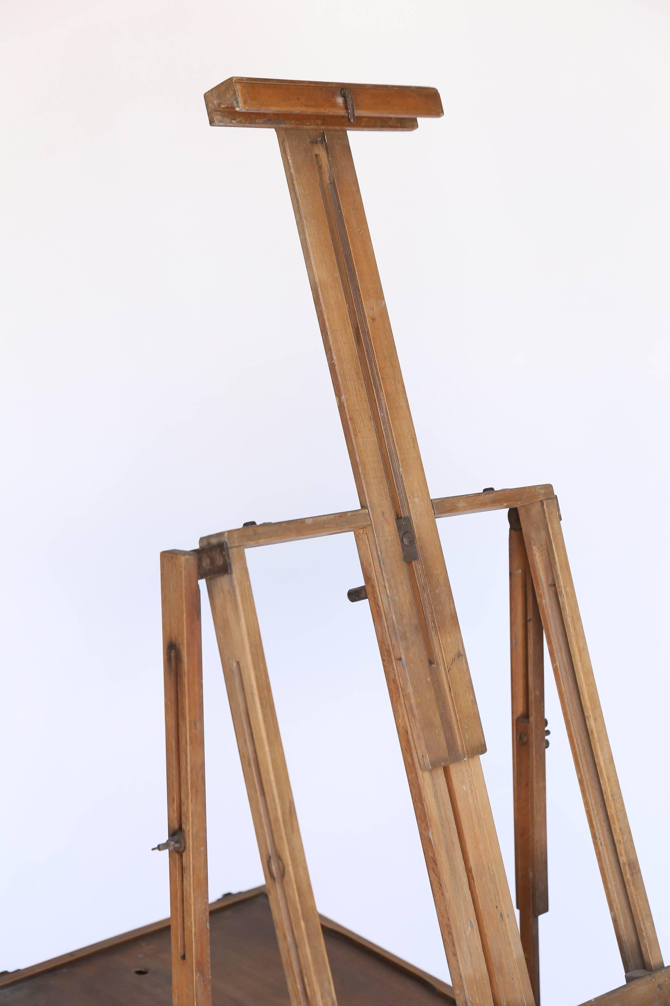 vintage artist easel