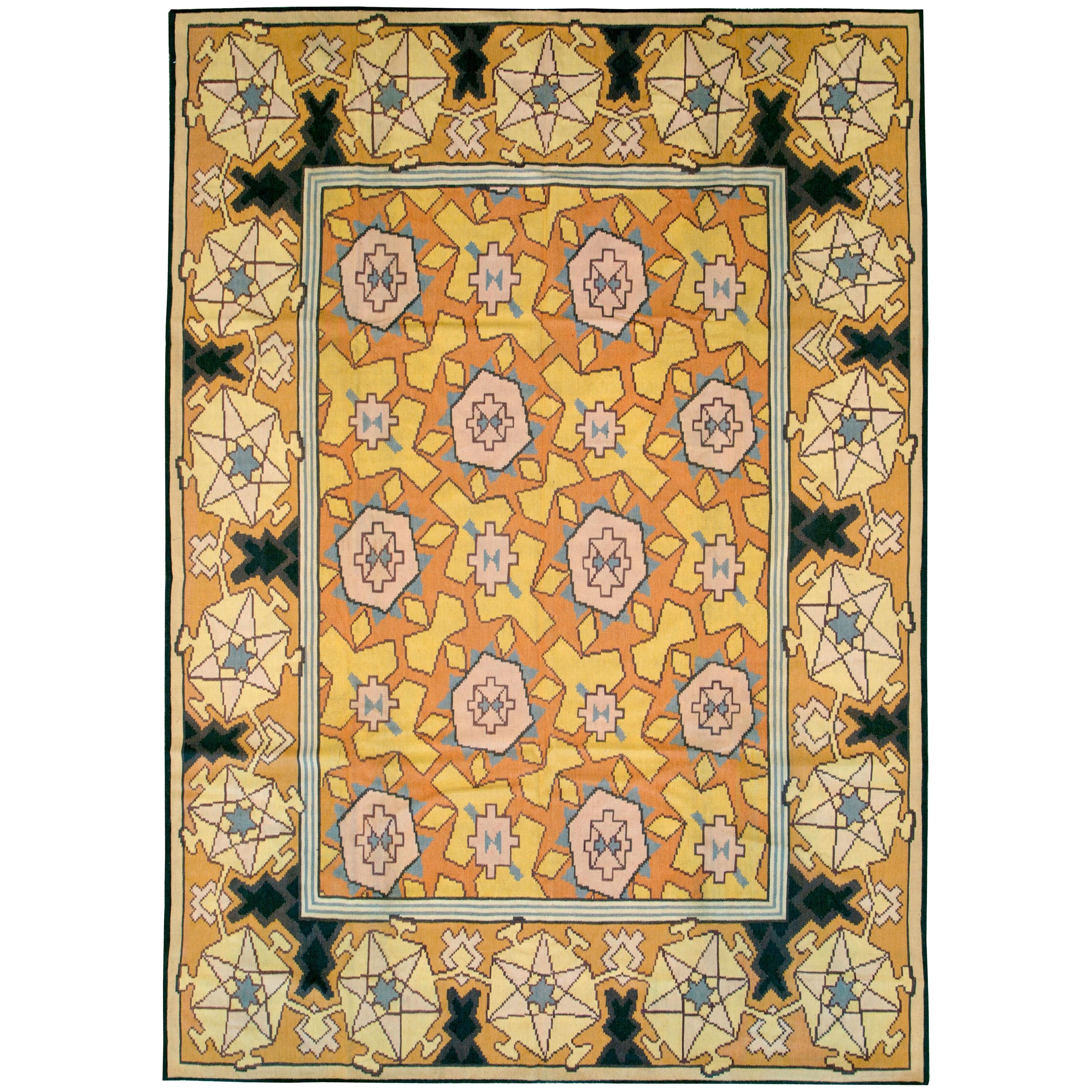 Klassischer französischer Aubusson-Teppich