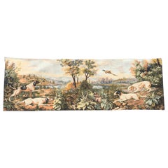 Vintage French Aubusson Style Jaquar Tapestry