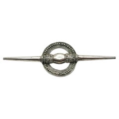 Broche vintage francés de diseño Avant Garde, Marie Victoire