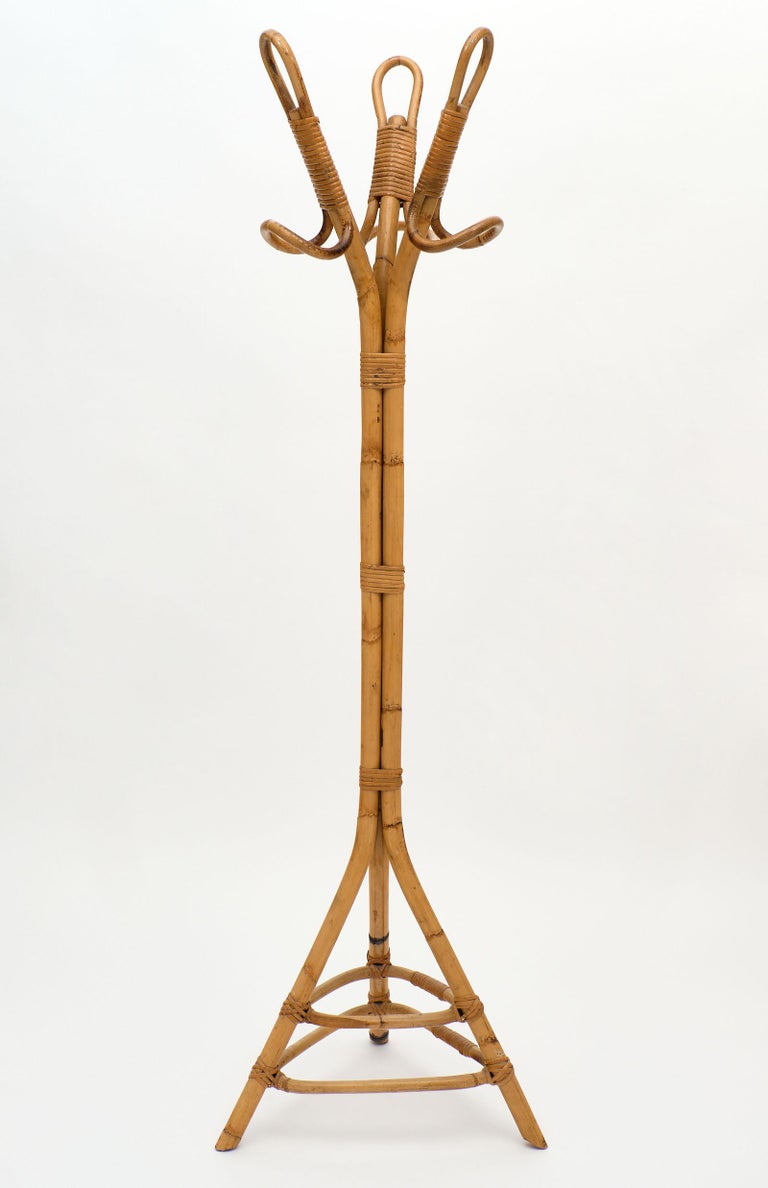 Vintage French Bamboo Coat Rack at 1stDibs vintage bamboo coat rack