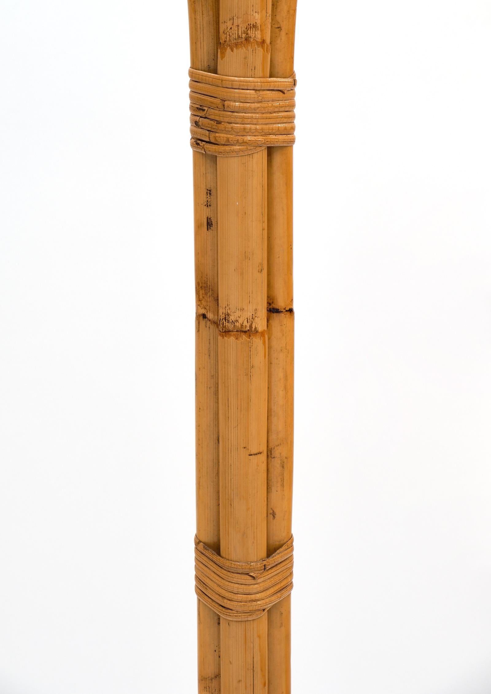 Vintage French Bamboo Coat Rack 1