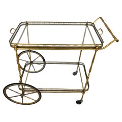 Carrito de Té Vintage Francés con Bandeja para Servir