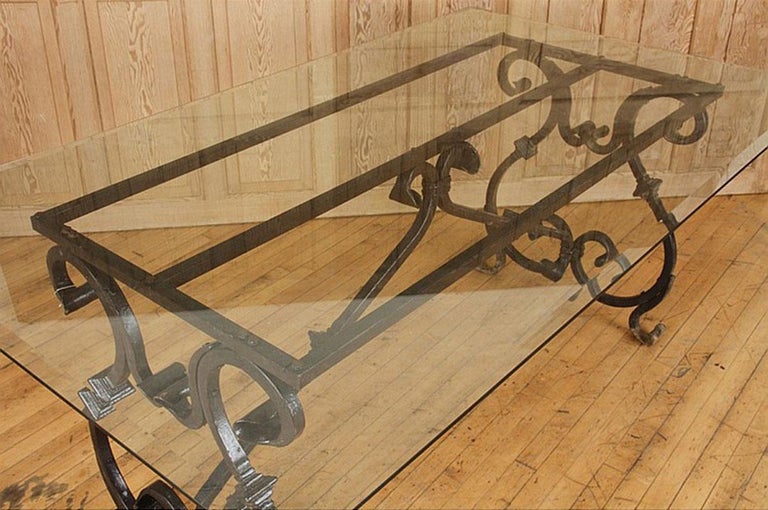 Vintage French Baroque Style Indoor or Outdoor Dining Table at 1stDibs