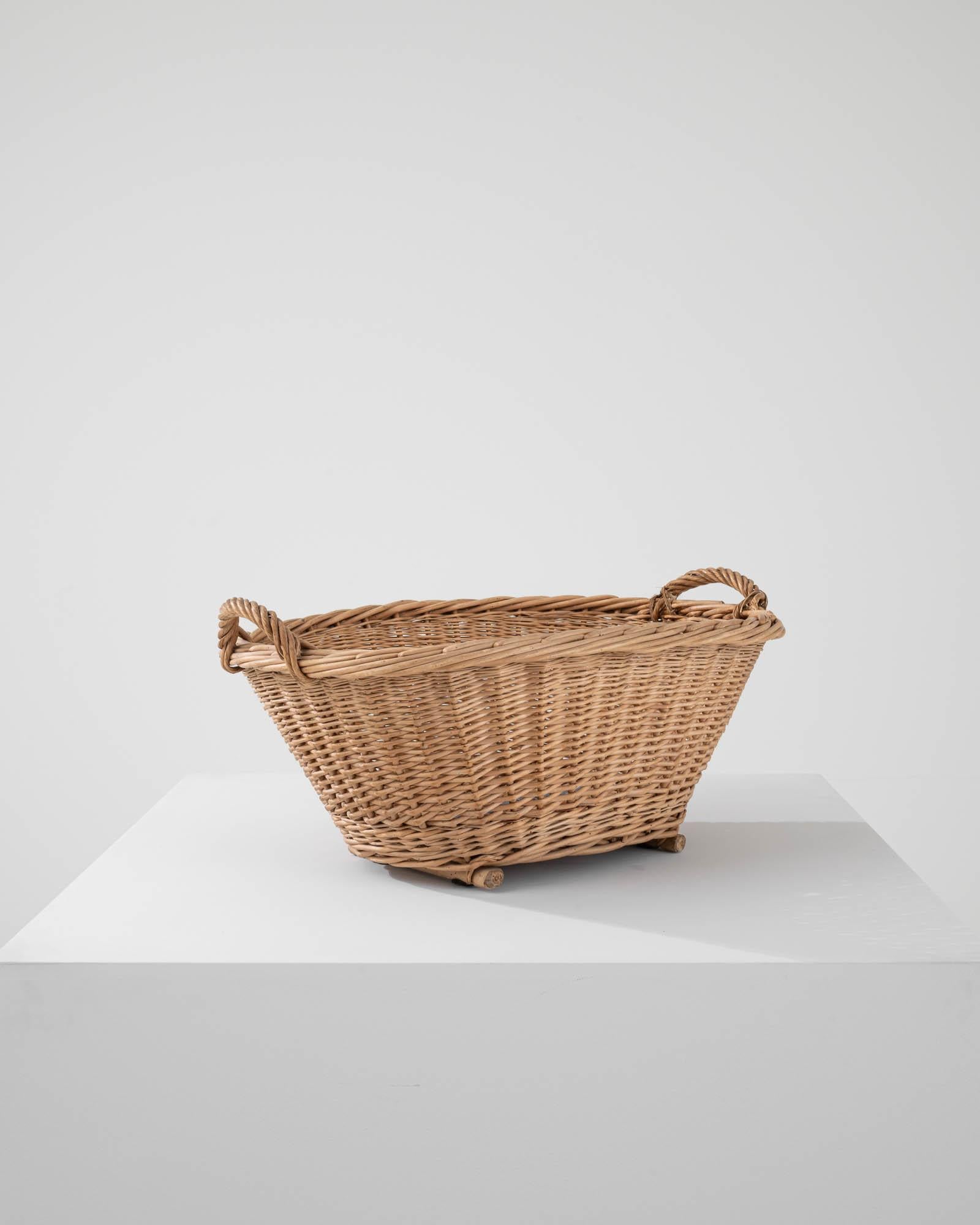 Vintage French Basket In Good Condition In High Point, NC
