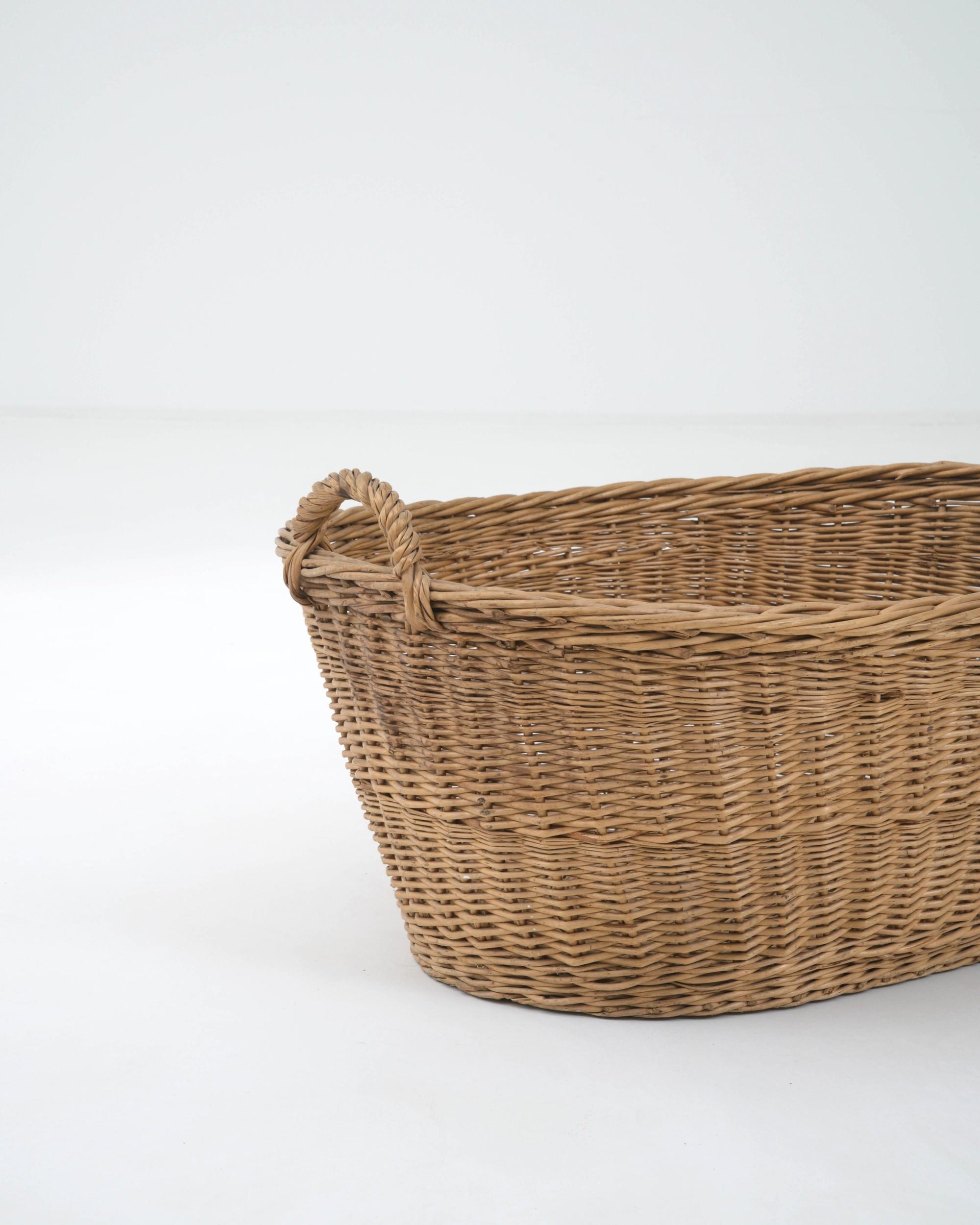 Wicker Vintage French Basket