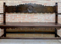 Französische Vintage-Bank aus Holz, Vintage, 1920