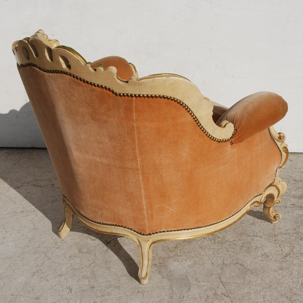 vintage mohair chair