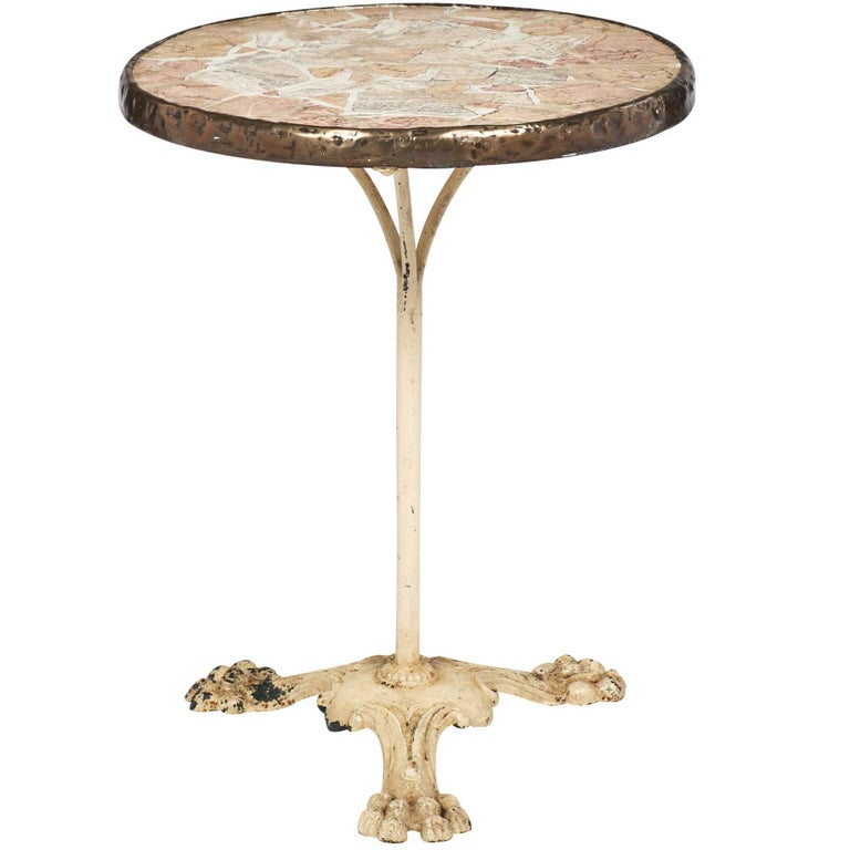 Vintage French Bistro Table For Sale at 1stdibs