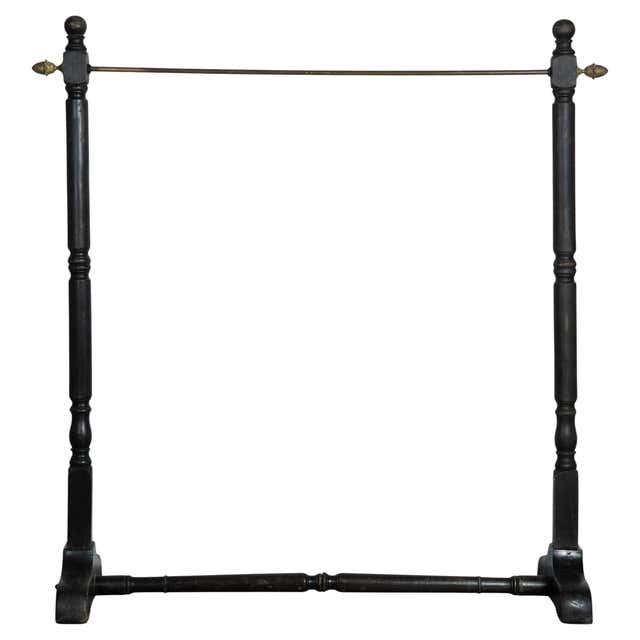 1800s Clothing Store Carousel Coat Brown Wood Rack For Sale at 1stDibs ...