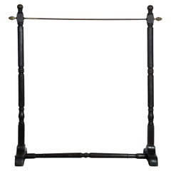 Stendibiancheria francese vintage in legno nero