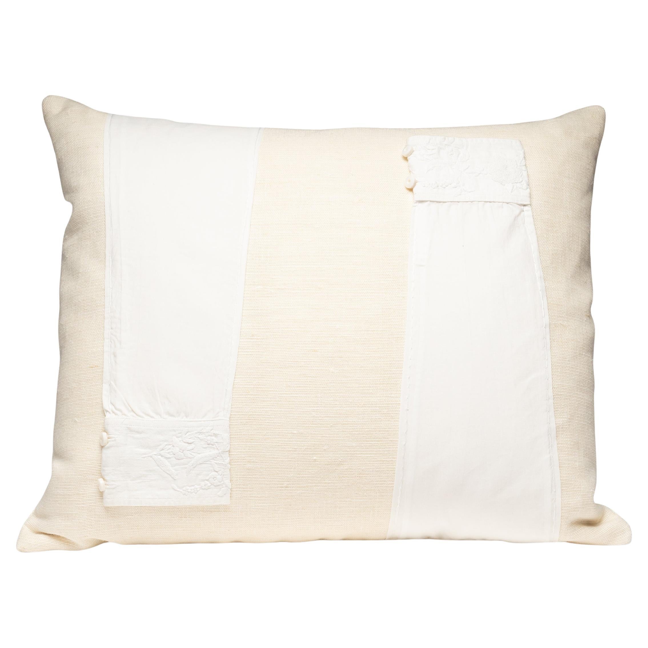Vintage French Blouse Sleeves Pillow
