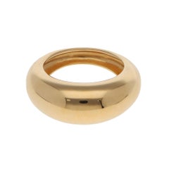 Vintage French Bombe Ring in Yellow Gold