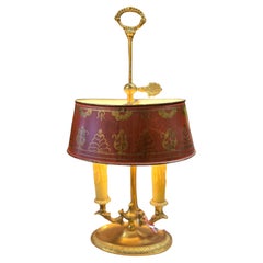 Vintage French Bouillotte Lamp