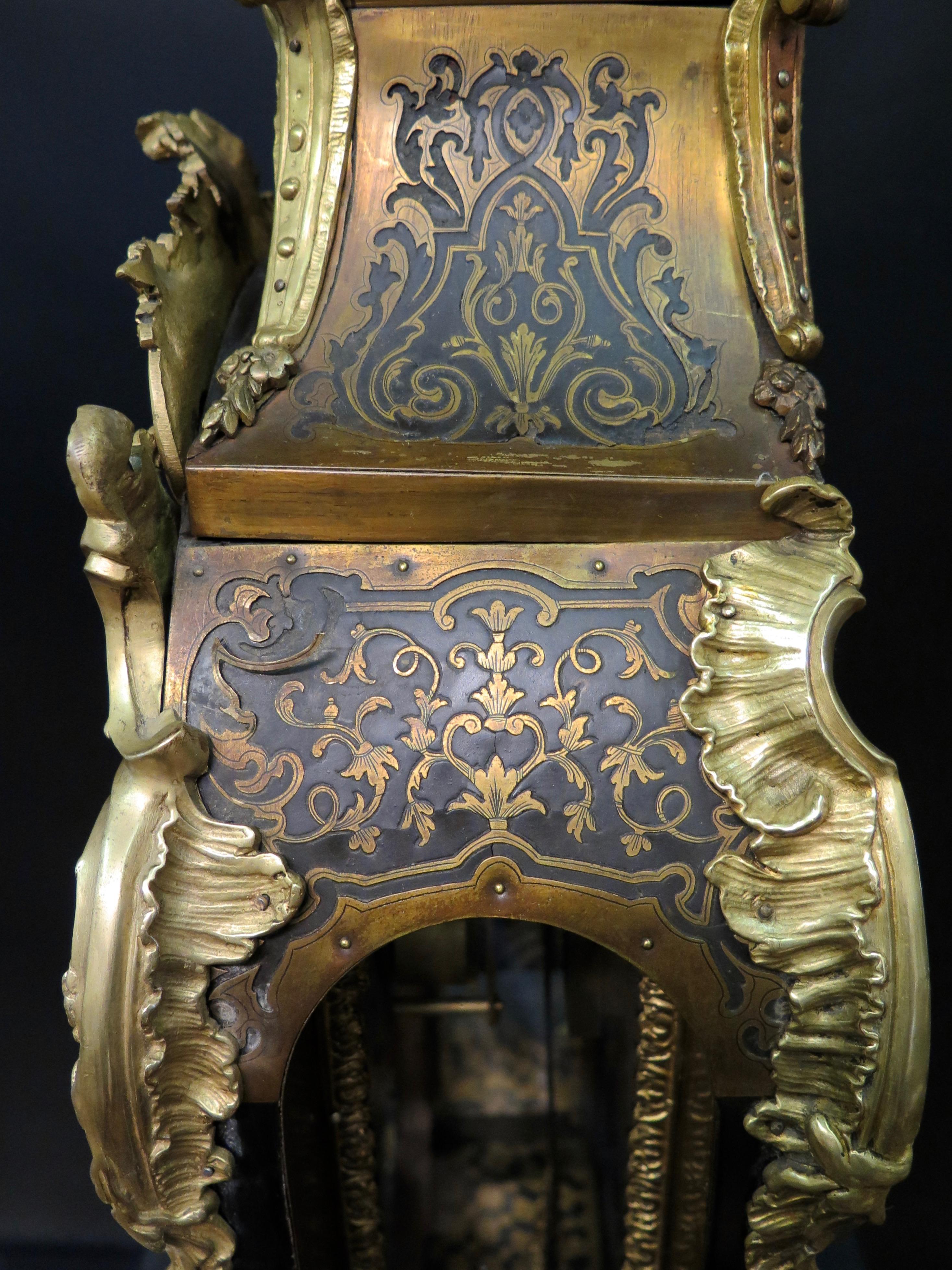 Vintage French Boulle Clock 3