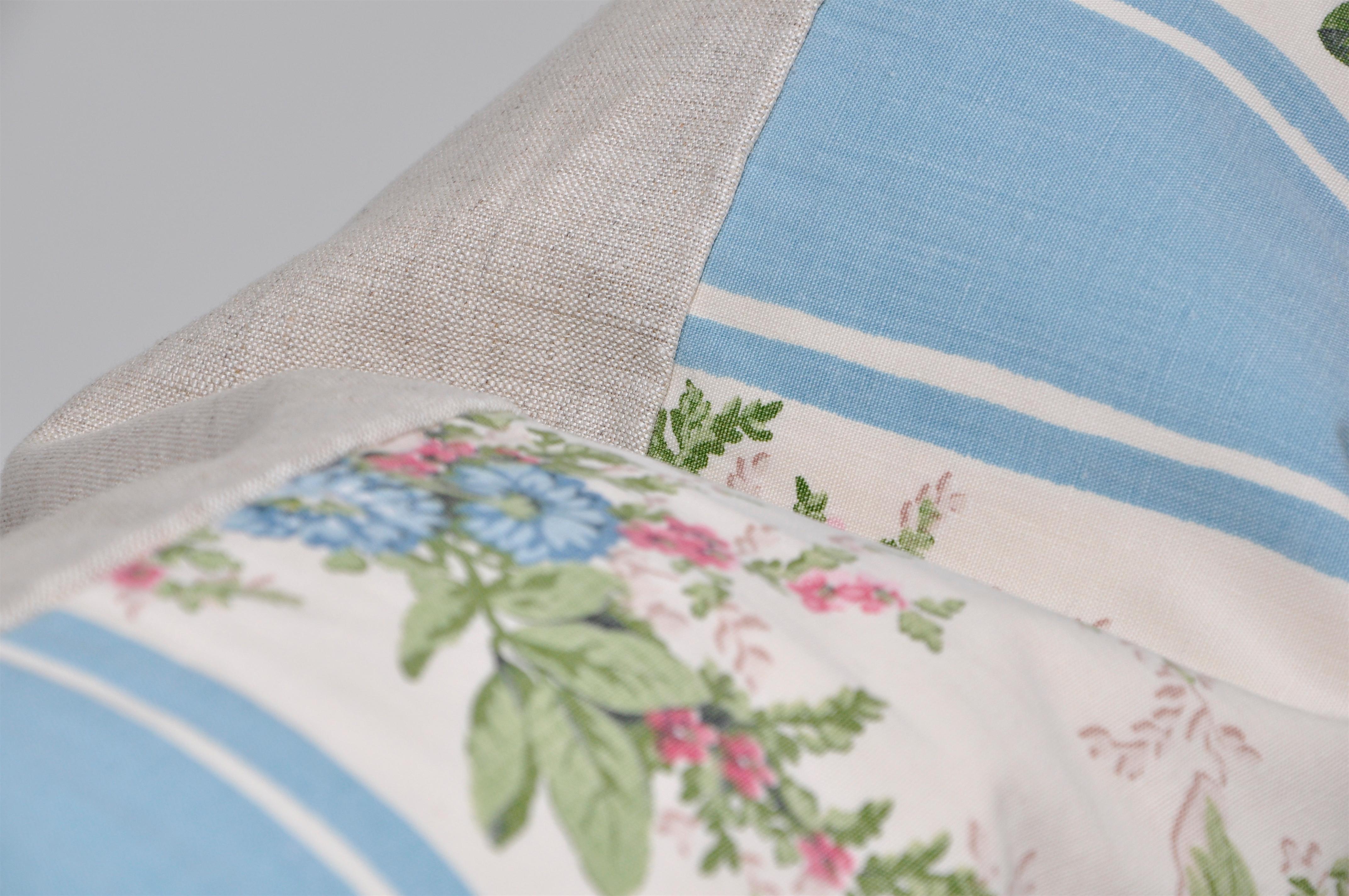 vintage french linen cushions