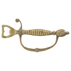 Vintage French Brass Bottle Opener