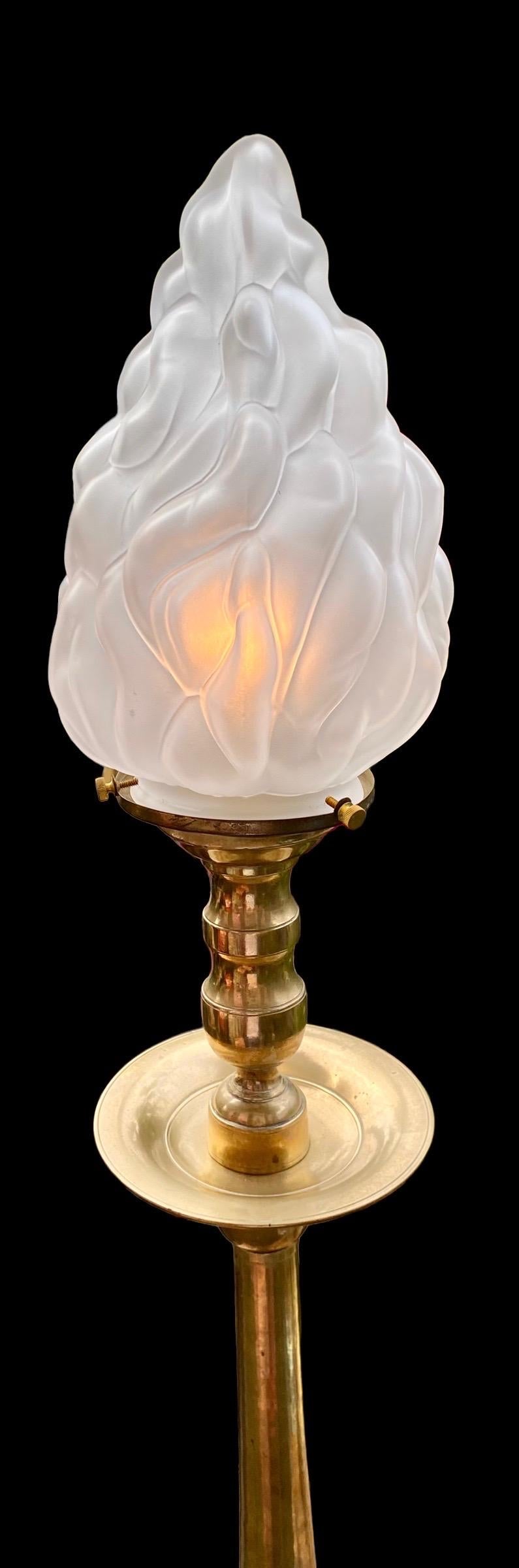 candle lamp with shade