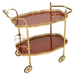 Used French Brass Drinks Trolley