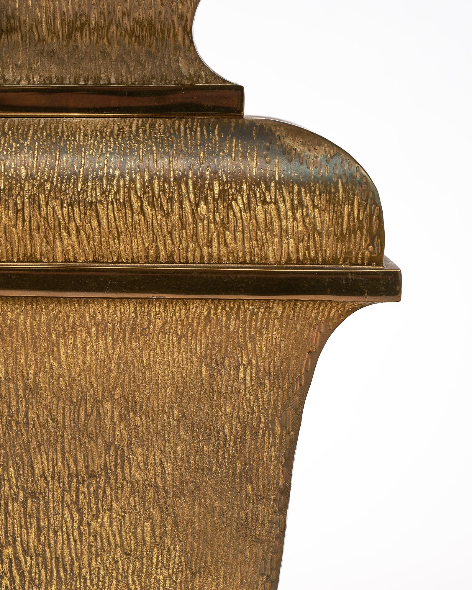 Lámpara de mesa francesa vintage de latón de Maison Charles Francés en venta