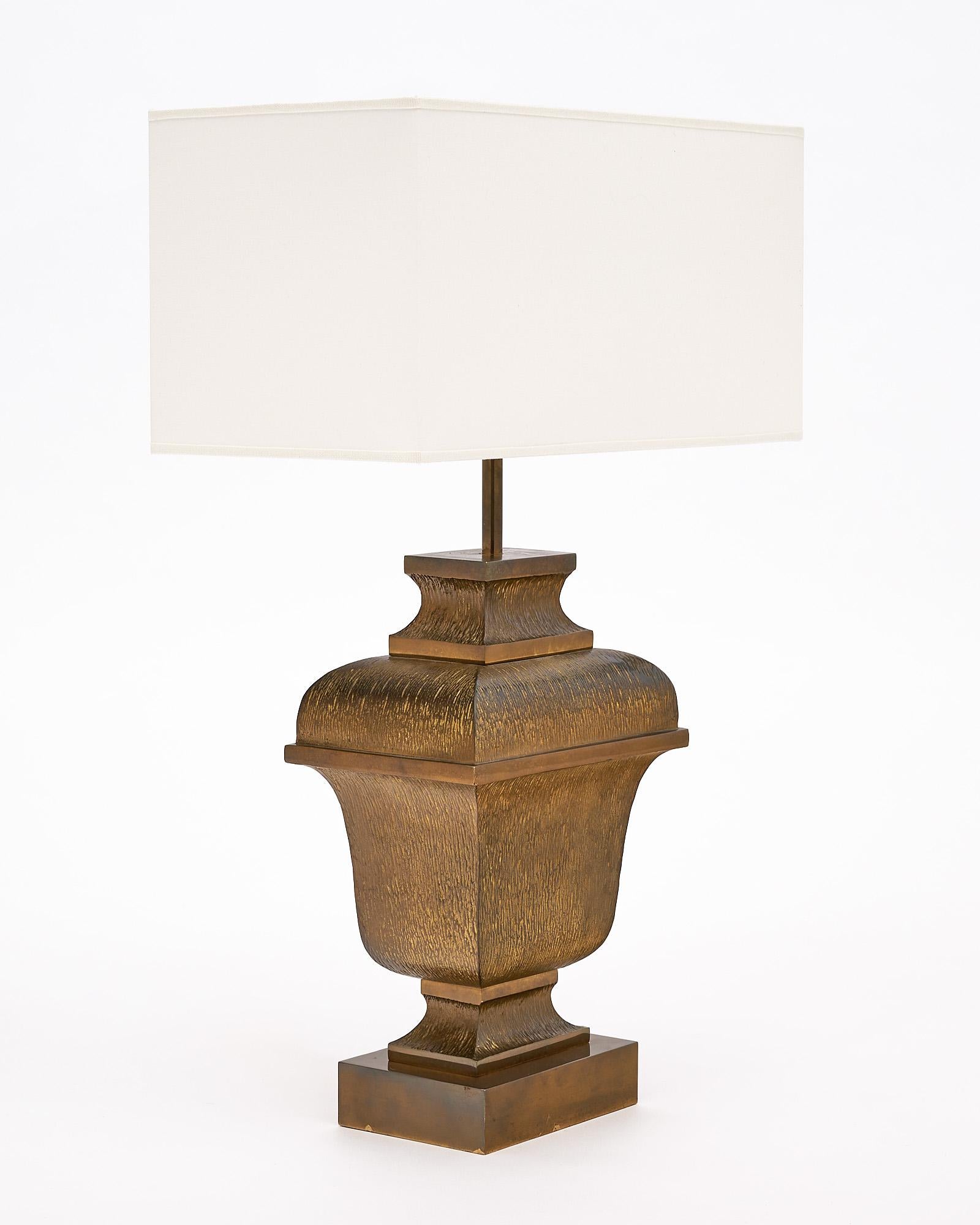 Mid-20th Century Vintage French Brass Table Lamps by Maison Charles