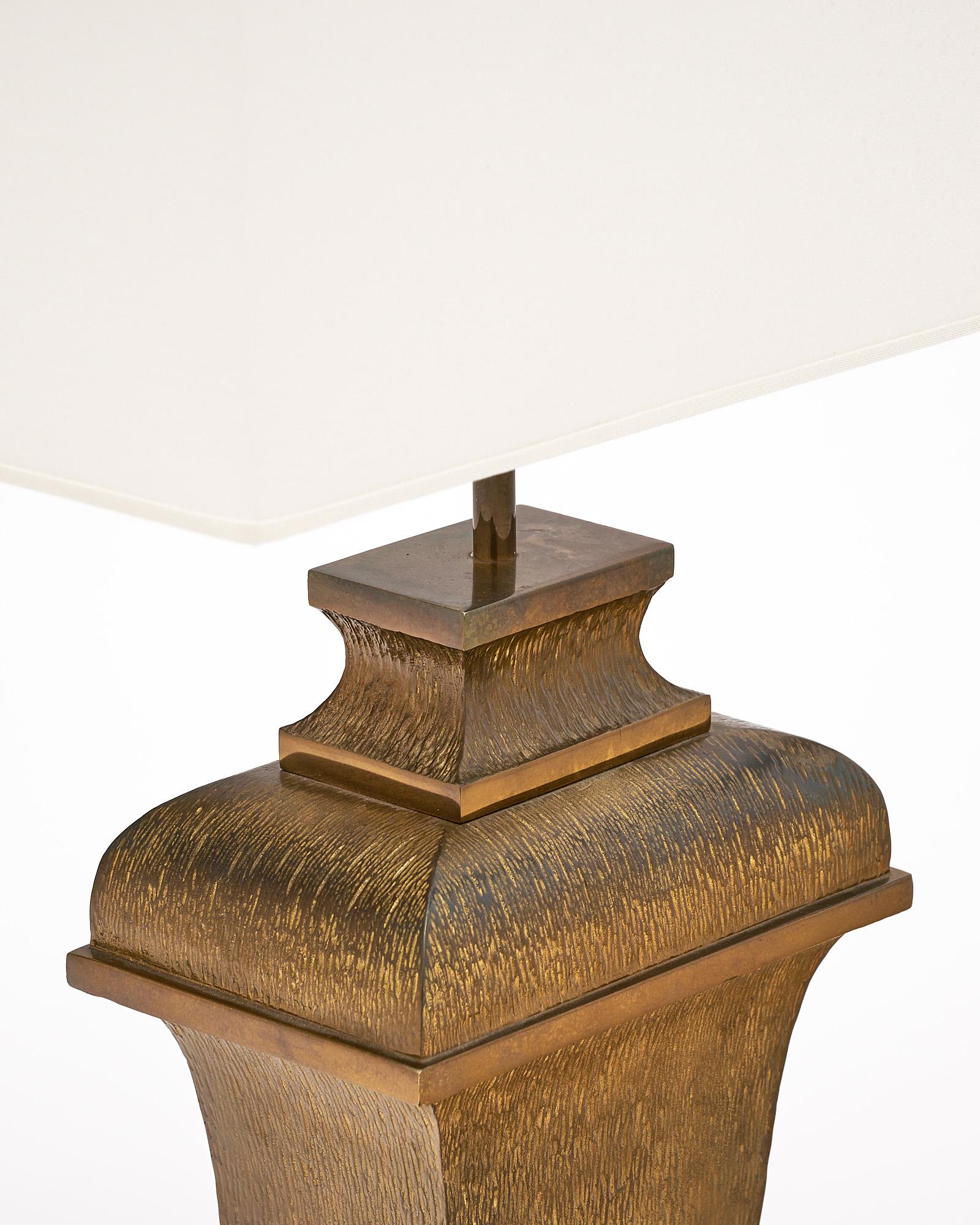 Vintage French Brass Table Lamps by Maison Charles 1