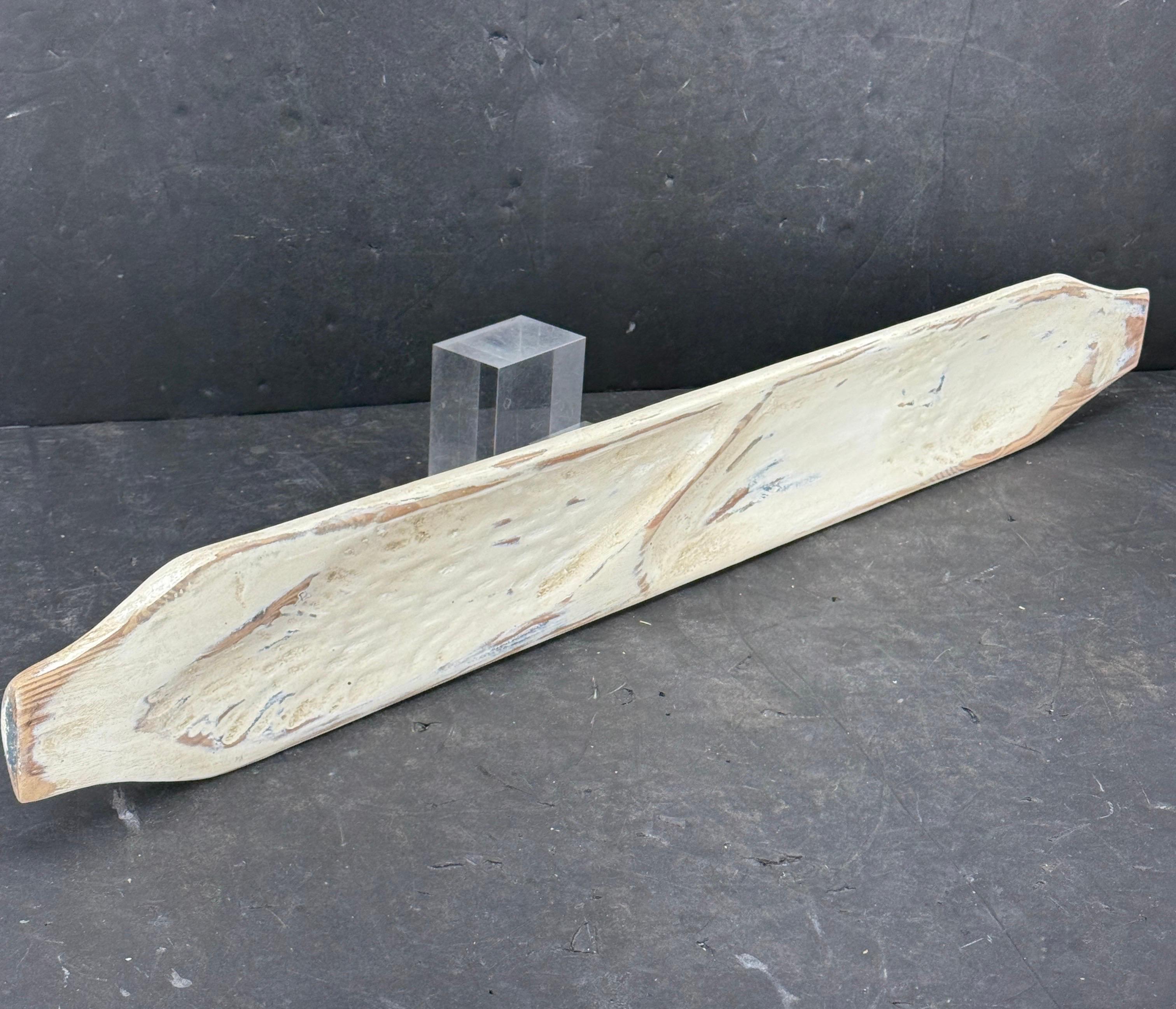 Vintage French Bread Baguette Long Pain Peint Board en vente 3