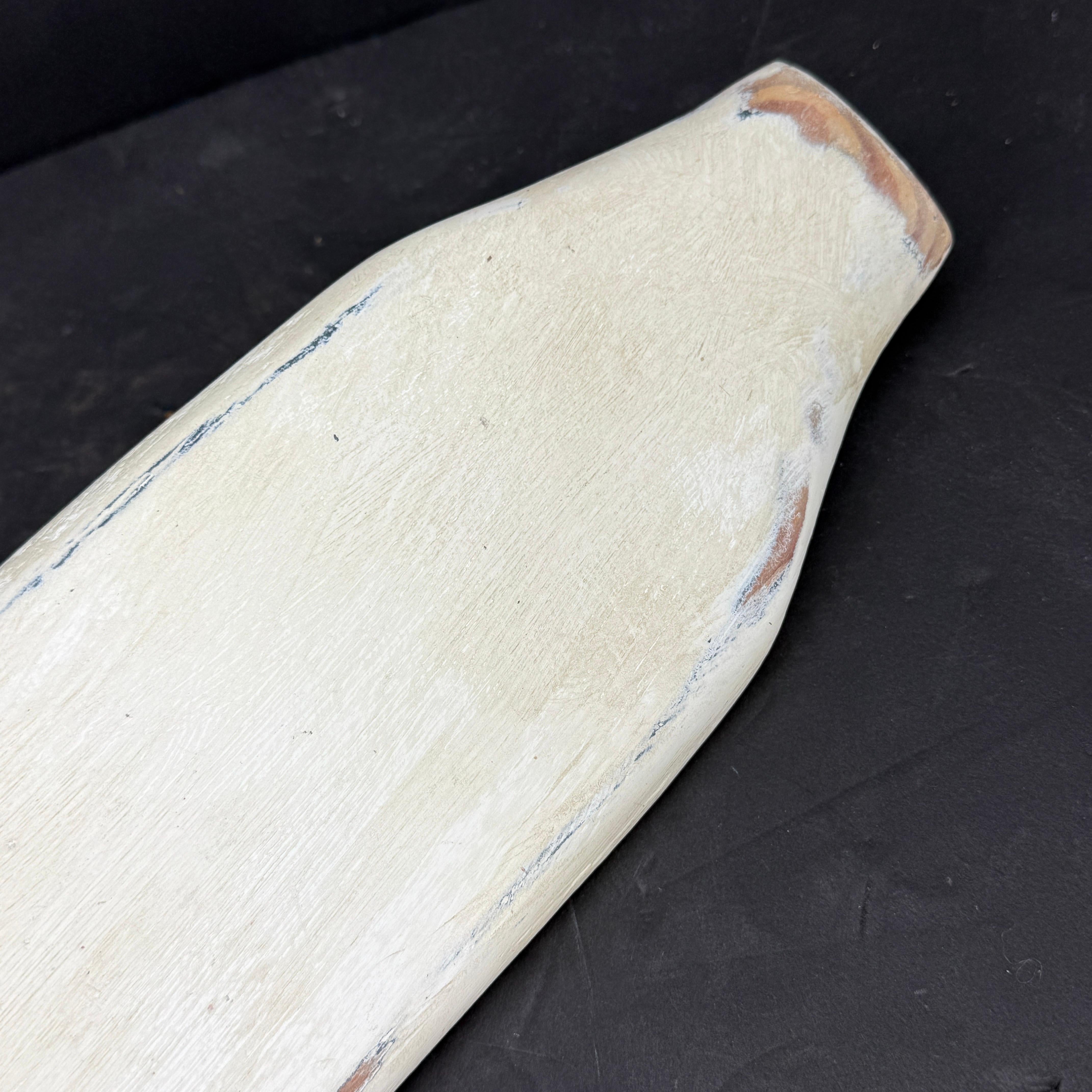 Bois Vintage French Bread Baguette Long Pain Peint Board en vente