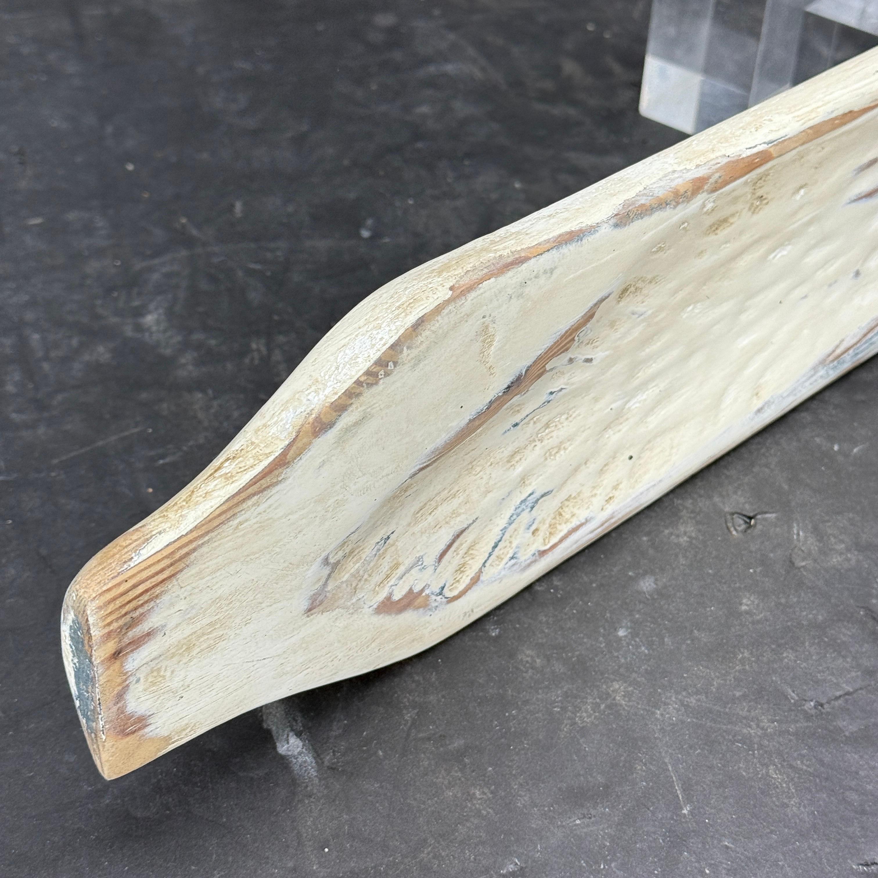Vintage French Bread Baguette Long Pain Peint Board en vente 1