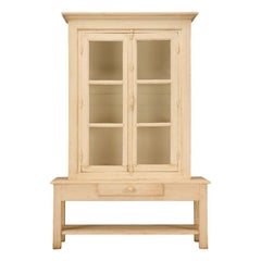 Vintage French Cabinet Made from Reclaimed Antique Windows