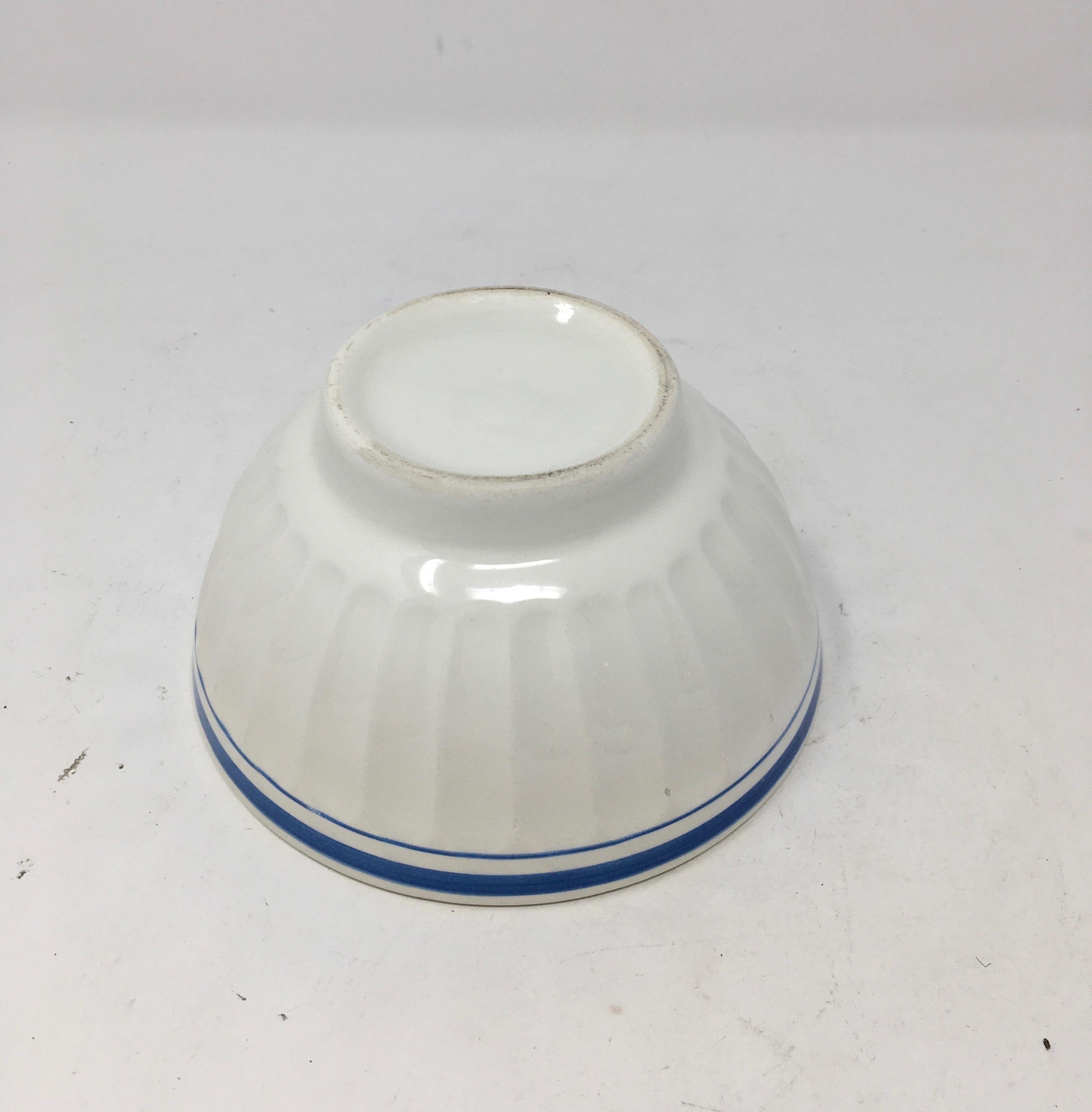 Porcelain Vintage French Cafe Au Lait Bowl